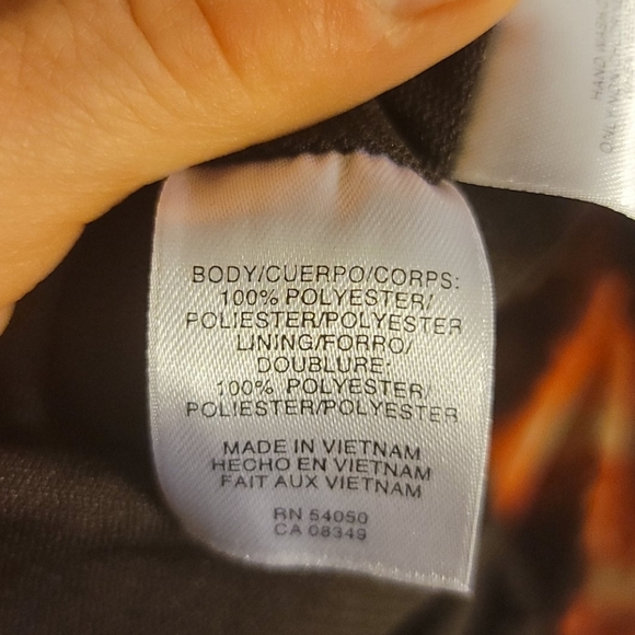 Jones New York Sleevless Abstract Print Sz Med - Picture 5 of 6